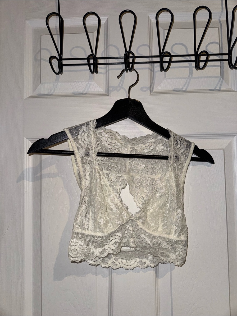 *NWOT* Free People Lace Bralette in White, Size XS